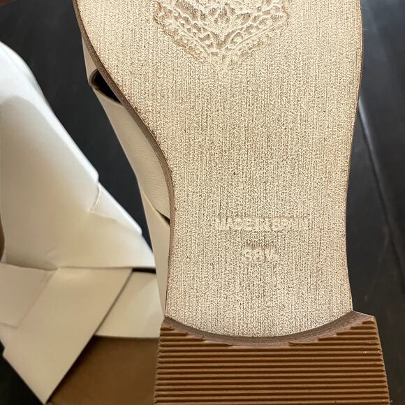 Free People Sun Valley Sandals Sienna White Leather Women's Size EU 38.5 - Picture 6 of 7